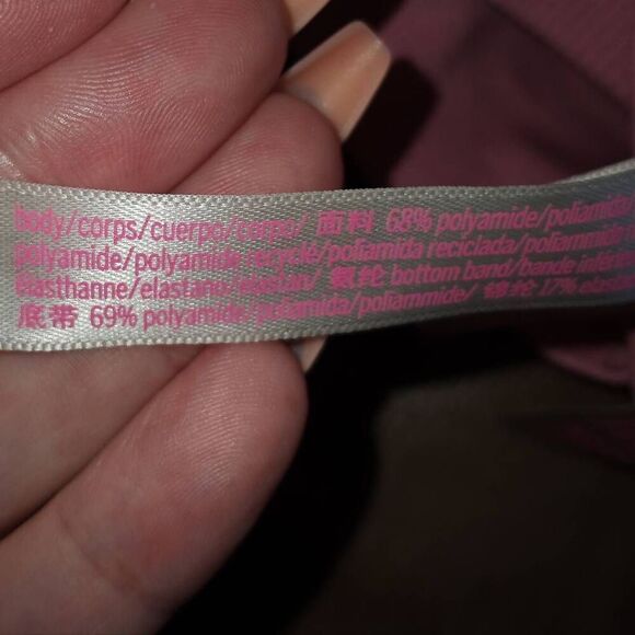 VICTORIA'S SECRET PINK SPORTS BRA PINK SZ.L GUC. - Picture 6 of 6